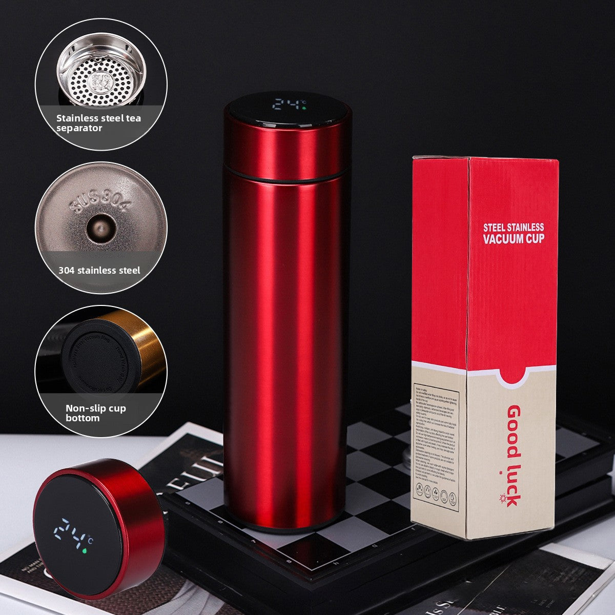 Smart Temperature Display Stainless Steel Thermos Cup