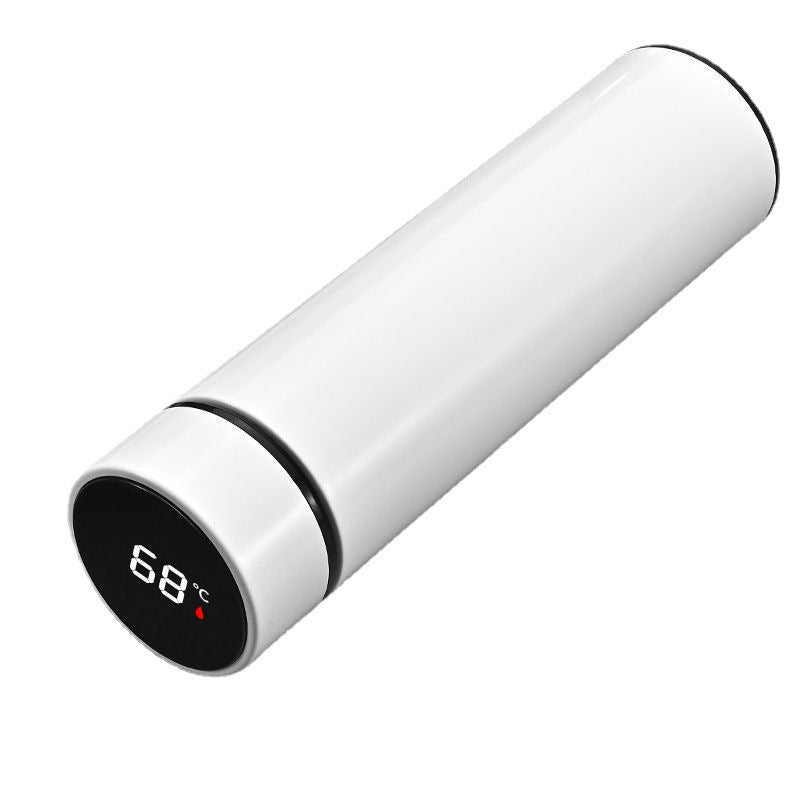 Smart temperature-measuring insulated cup
