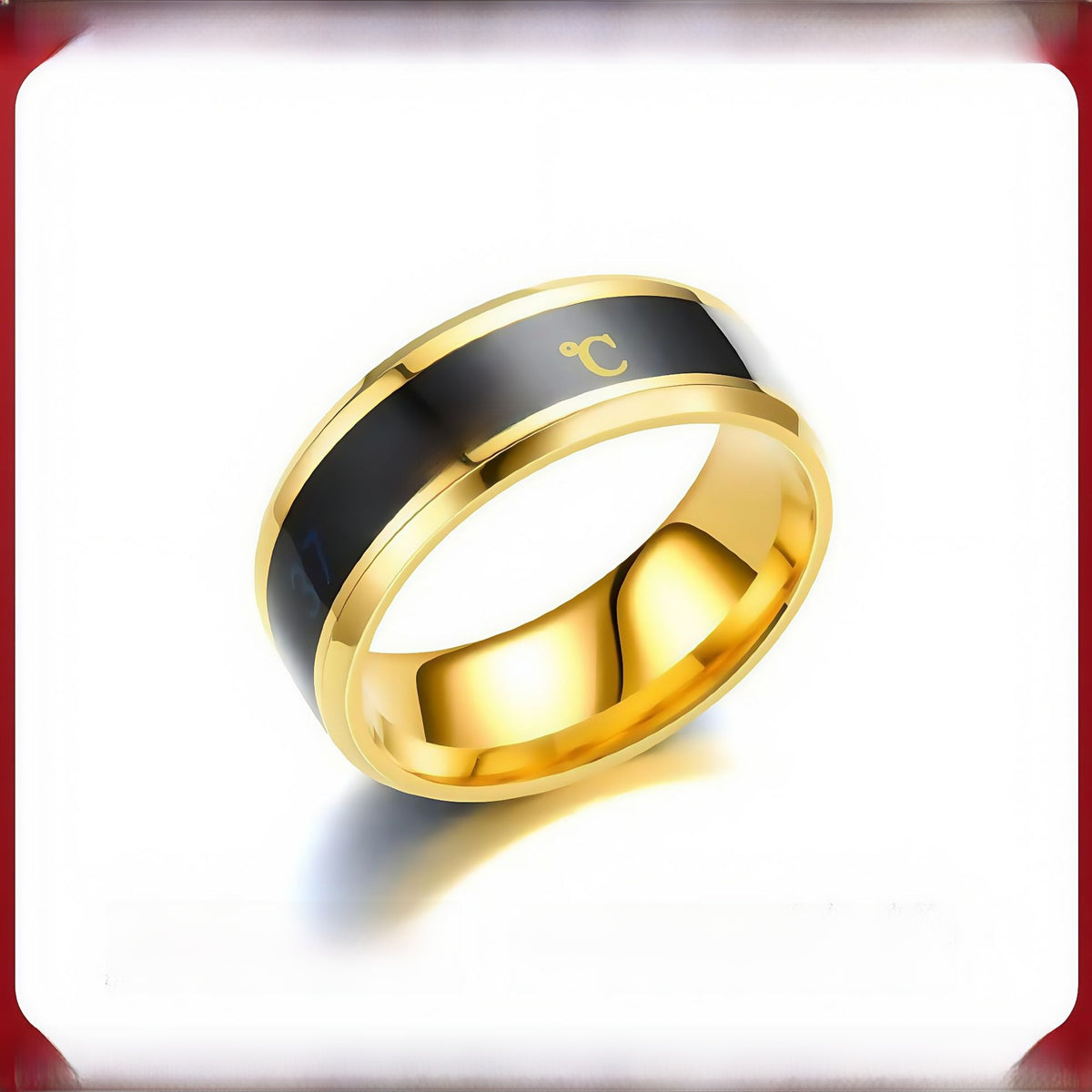 Smart Temperature Sensing Stainless Steel Ring