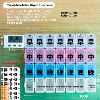 Smart Timed Reminder Pill Box
