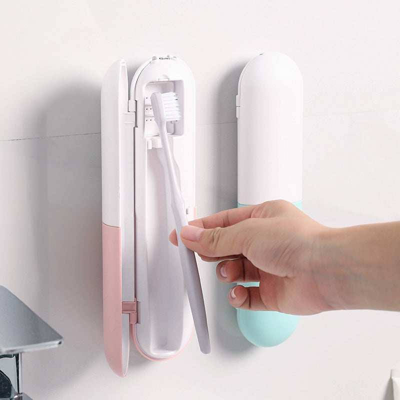 Smart toothbrush holder sanitizer