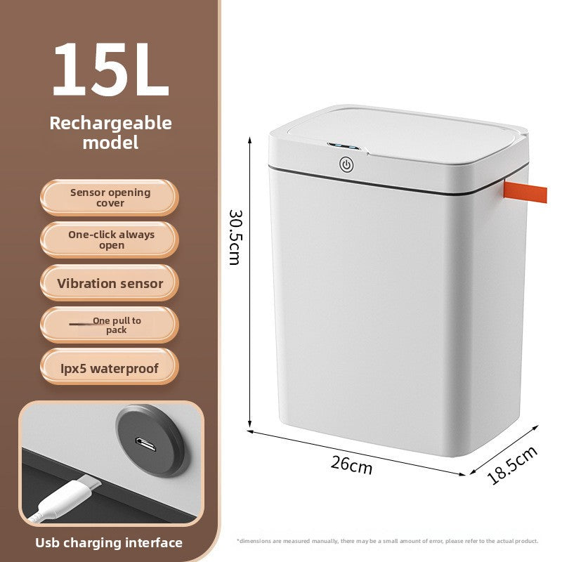 smart trash can