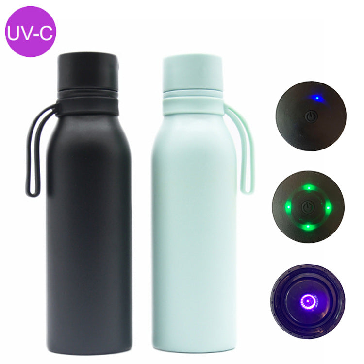 Smart UV Sterilization Water Bottle with Temperature Display
