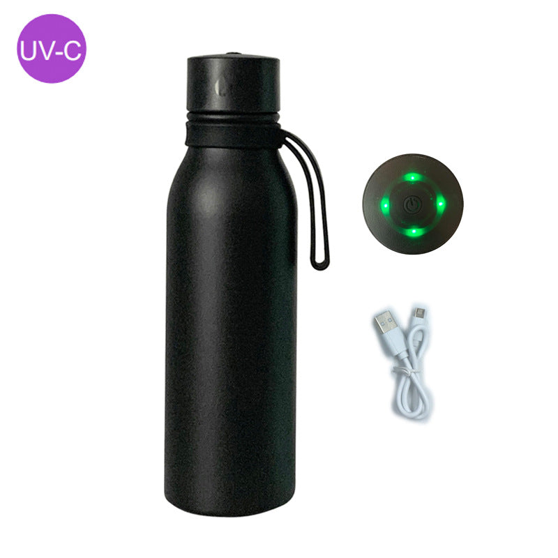Smart UV Sterilization Water Bottle with Temperature Display