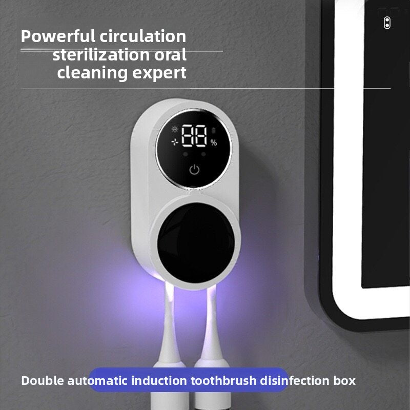 Smart UV Toothbrush Sterilizer and Drying Rack