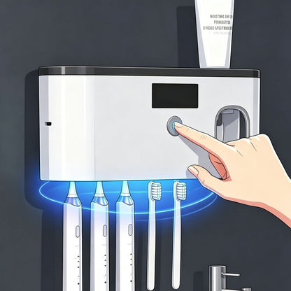 Smart UV Toothbrush Sterilizer Holder