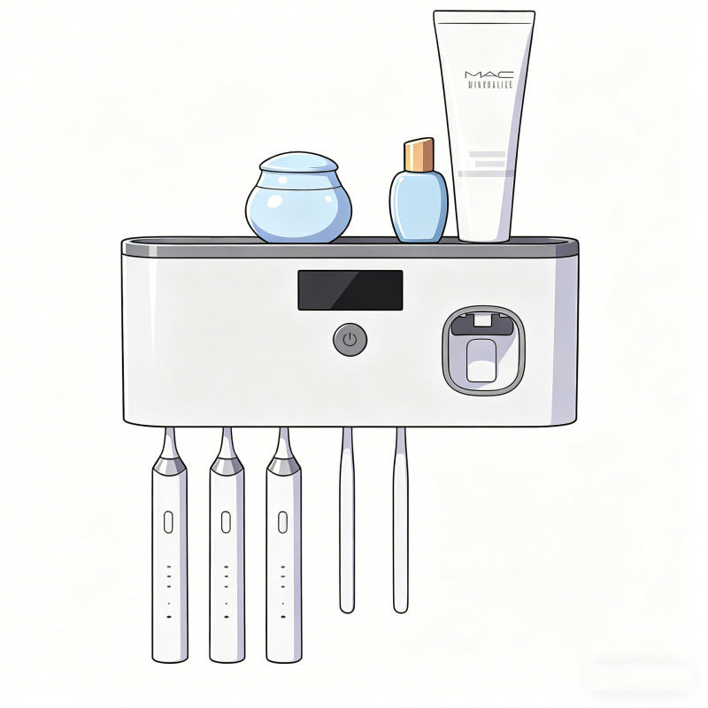 Smart UV Toothbrush Sterilizer Holder