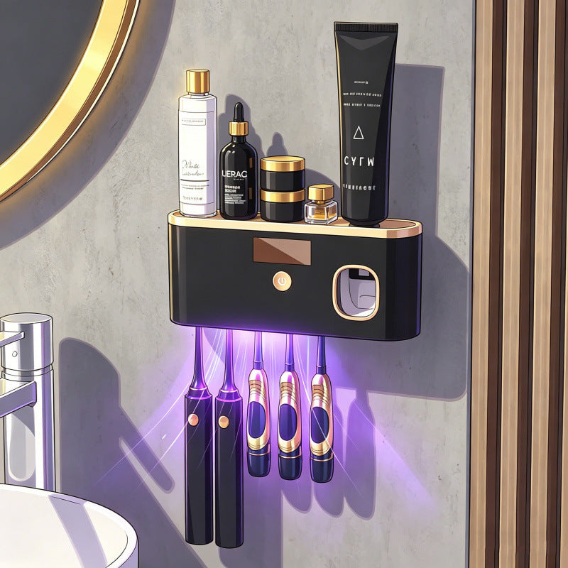 Smart UV Toothbrush Sterilizer Holder