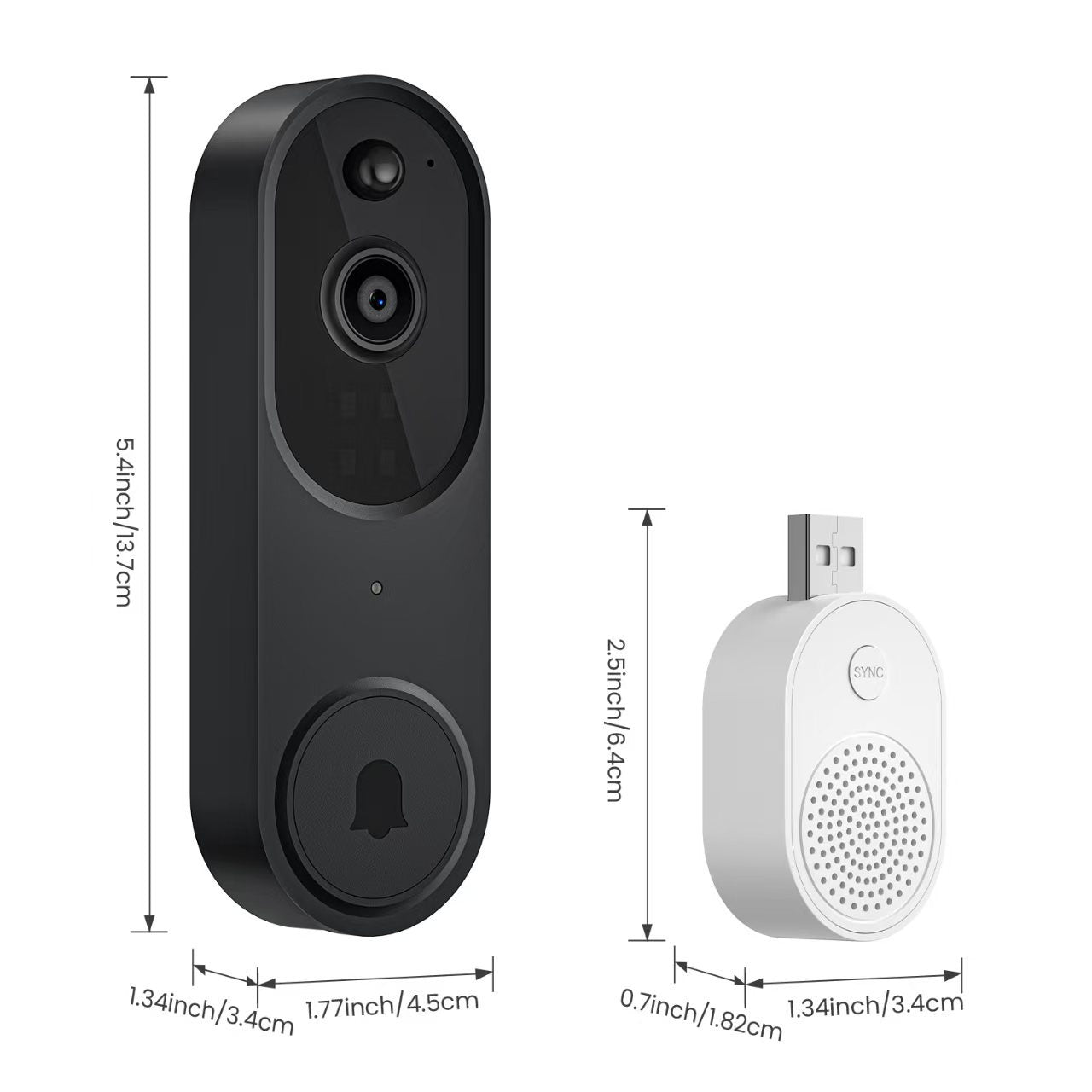 Smart Video Doorbell Wireless