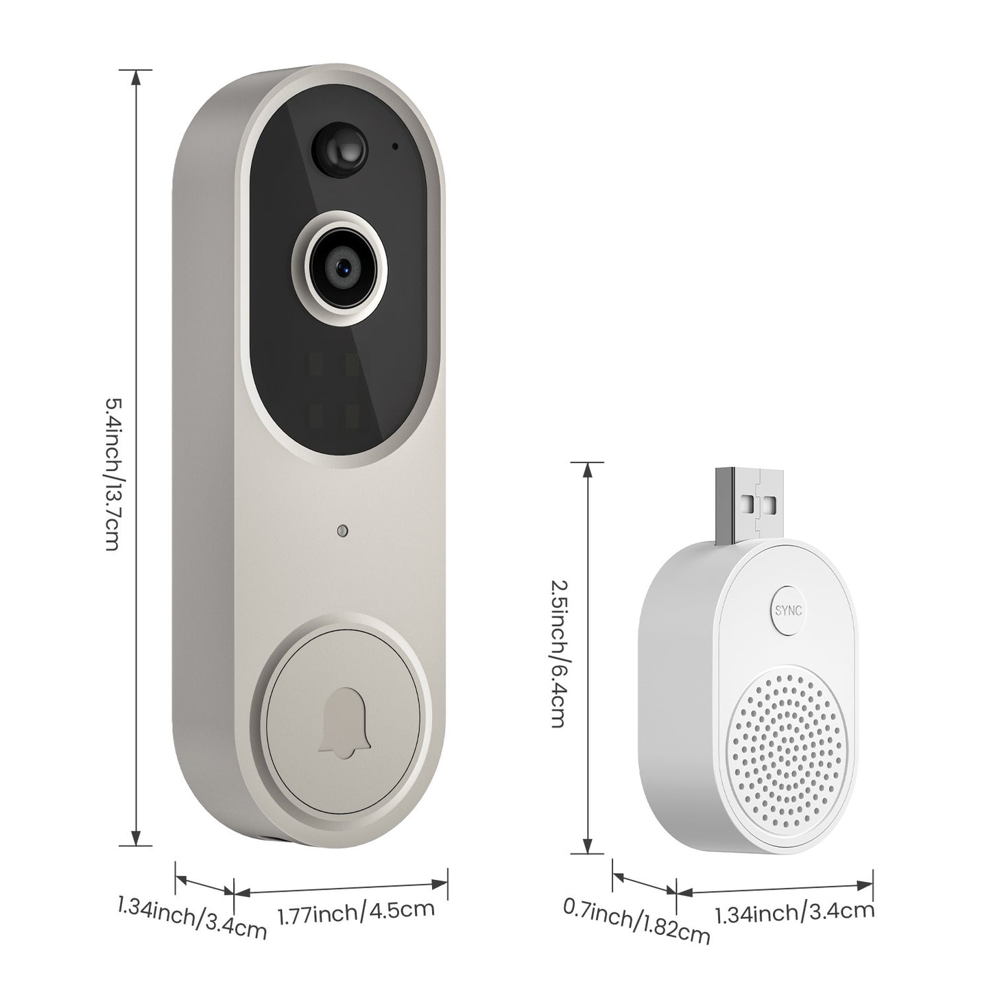 Smart Video Doorbell Wireless