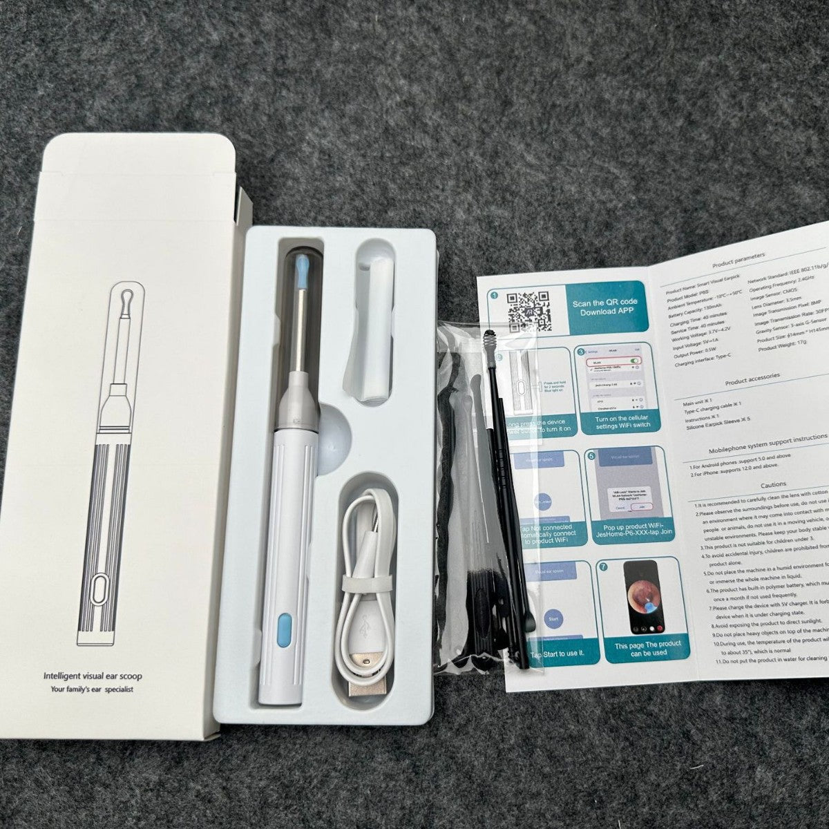 Smart Visual Ear Pick with WIFI