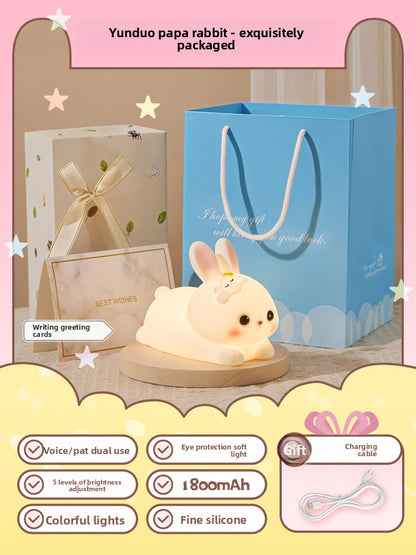 Smart Voice Activated Rabbit Night Light