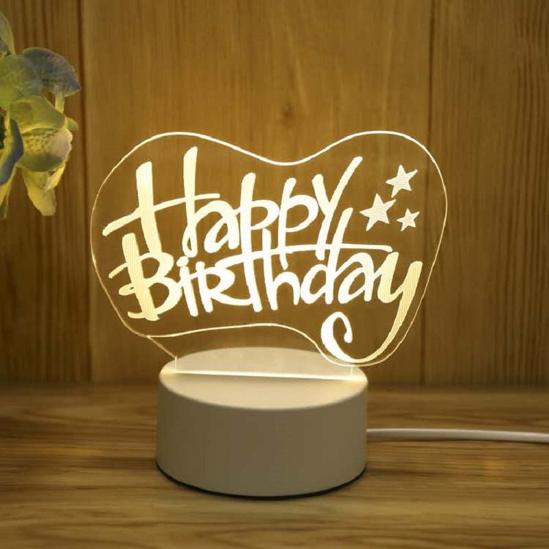 Smart Voice Control 3D LED Night Light