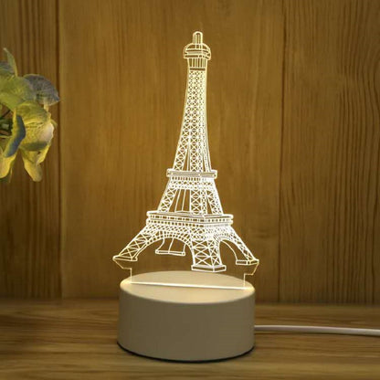 Smart Voice Control 3D LED Night Light