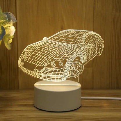 Smart Voice Control 3D LED Night Light