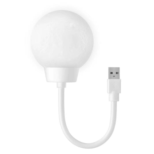 Smart Voice Control Moon Lamp LED Night Light USB Powered