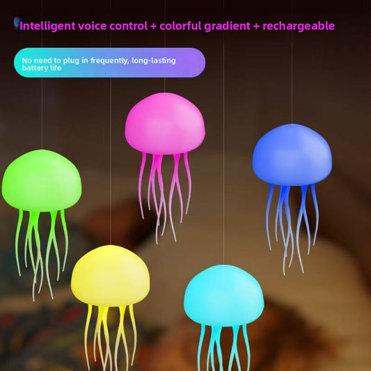 Smart Voice-Controlled Jellyfish Lamp