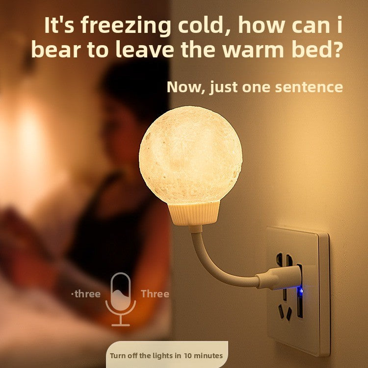 Smart Voice-Controlled Moon Lamp