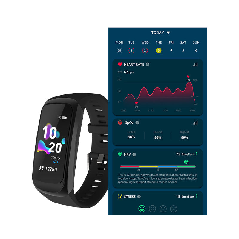 Smart Watch Heart Rate Monitor Waterproof Sports Bracelet