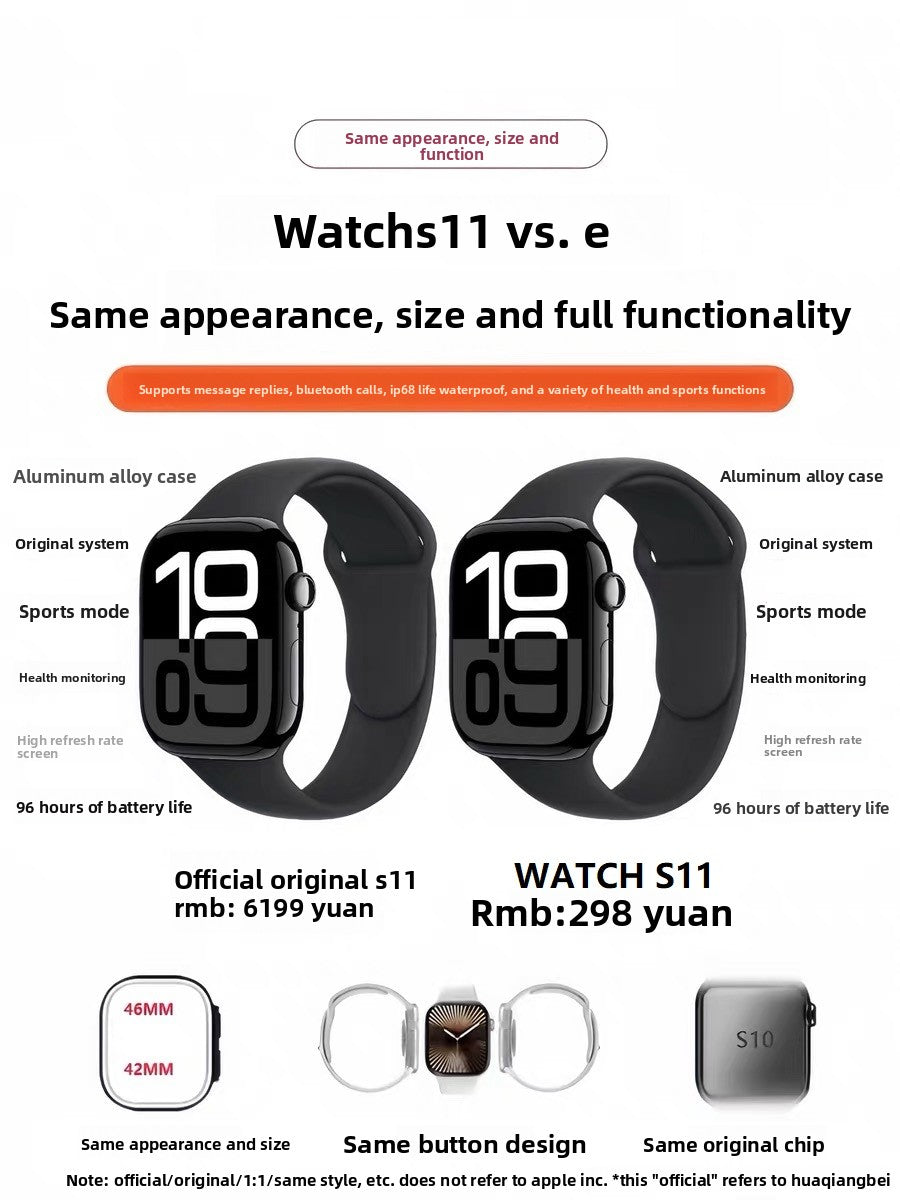 Smart Watch with Health Monitoring and Bluetooth Calling