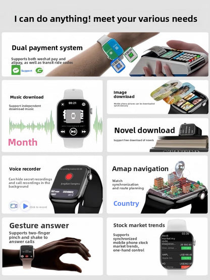 Smart Watch with Health Monitoring and Bluetooth Calling