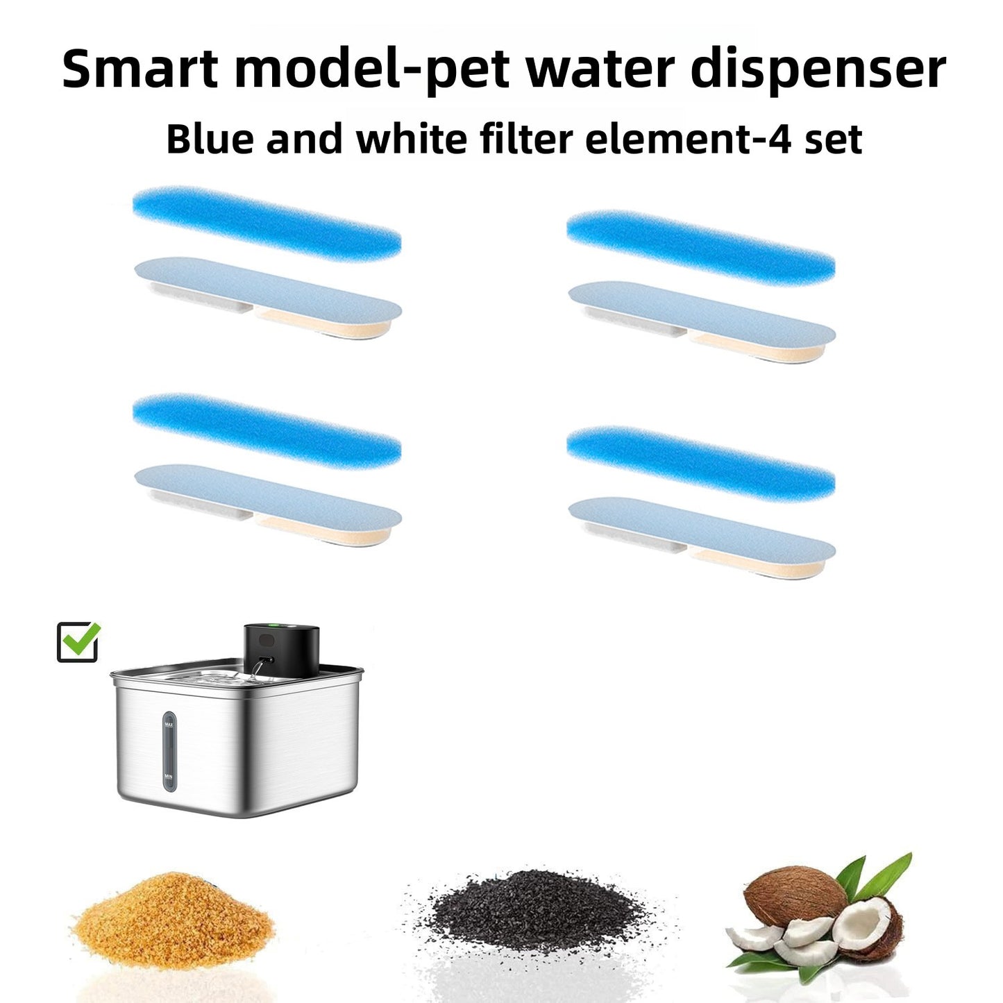 Smart water dispenser filter cotton