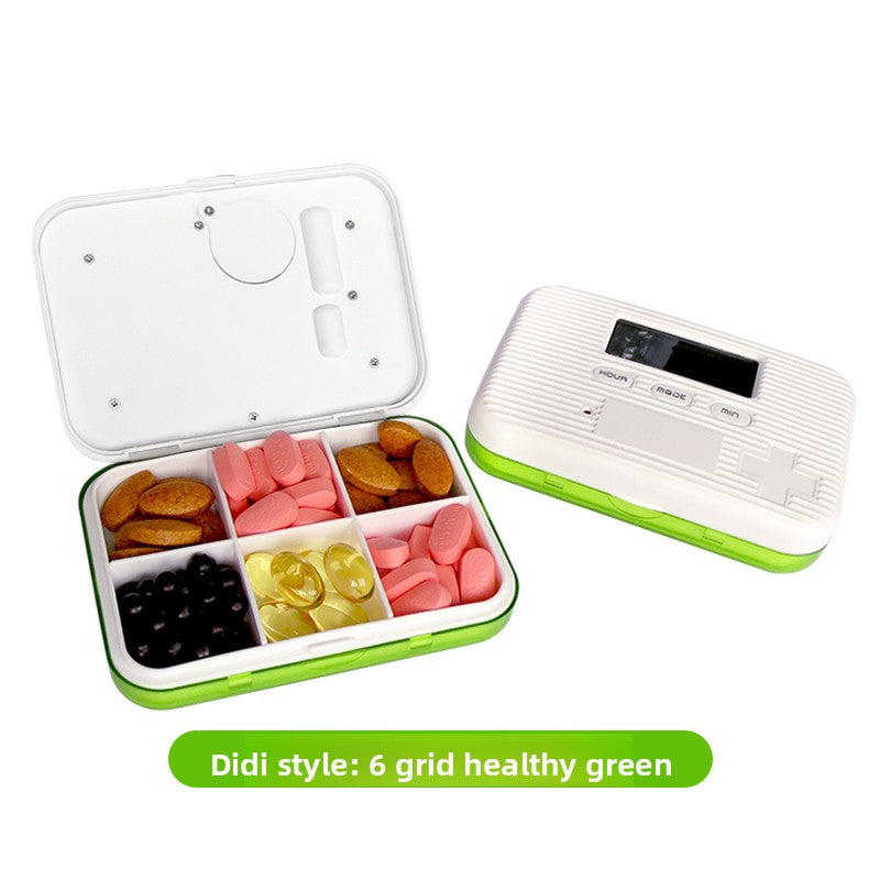 Smart Weekly Pill Organizer with Alarm Reminder