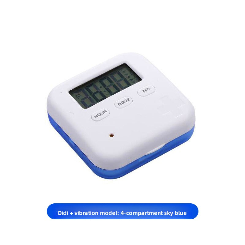 Smart Weekly Pill Organizer with Alarm Reminder