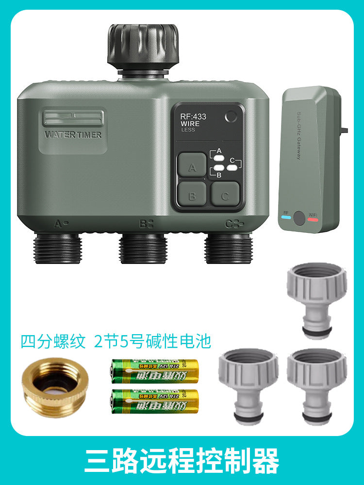 Smart WiFi Irrigation Controller with Remote Spray