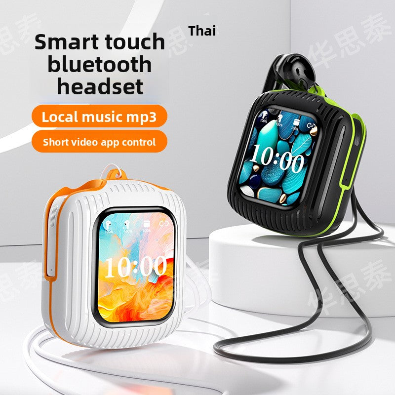Smart Wireless Touch Display Bluetooth Headset with ENC Noise Reduction