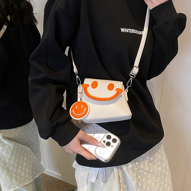 Smiley Cartoon Small Square Bag