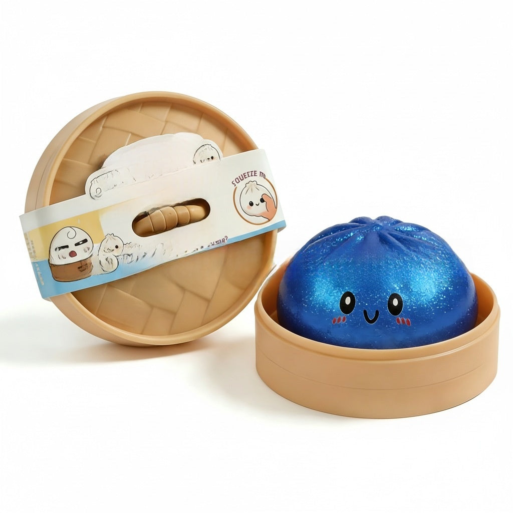 Smiling Face Large Bun Squishy Toy