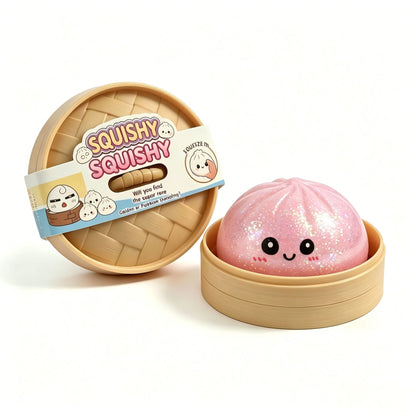 Smiling Face Large Bun Squishy Toy