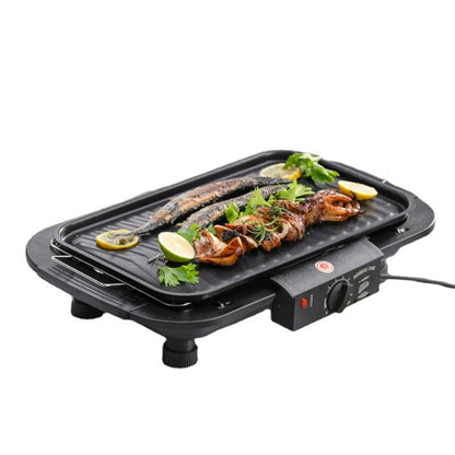 Smoke-free electric barbecue grill