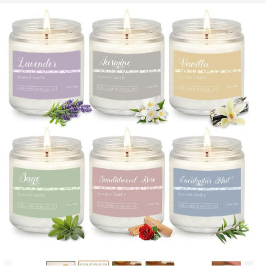 Smokeless scented candle