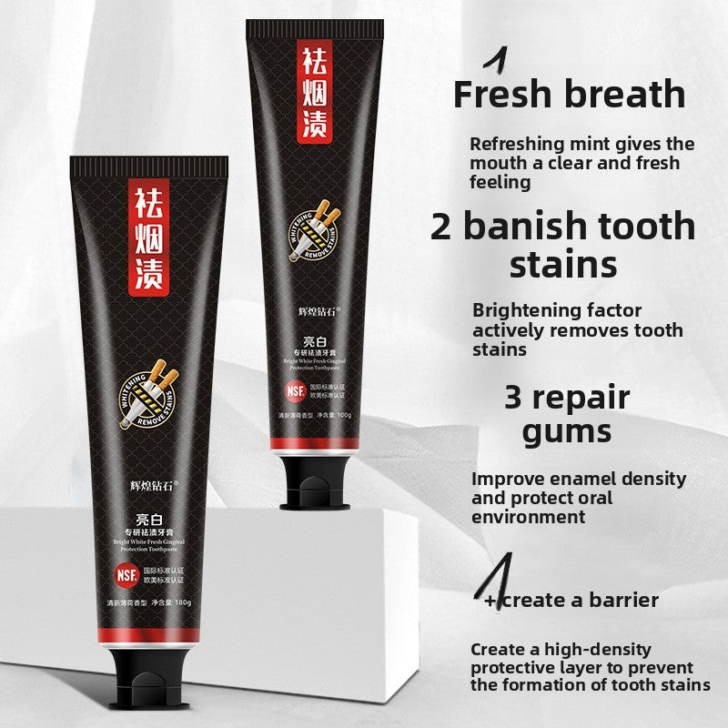 Smoking Stain-Removing Toothpaste