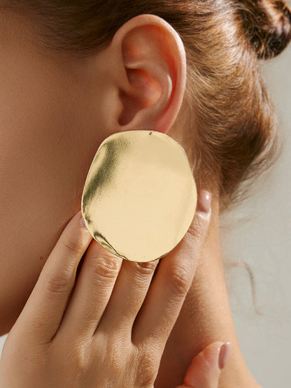 Smooth Irregular Eco-Friendly Ear Studs