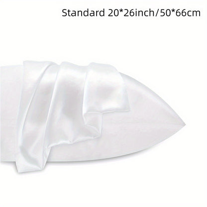 Smooth Silk-like Polyester Pillowcase