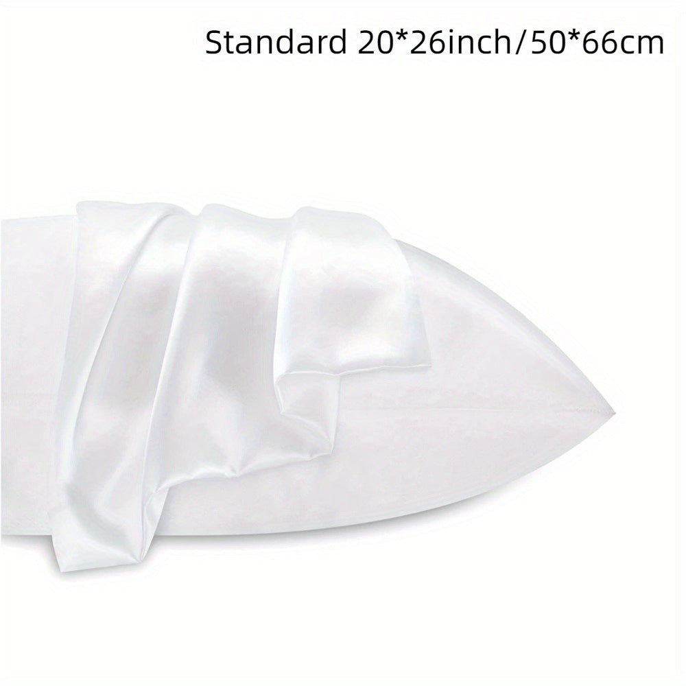 Smooth Silk-like Polyester Pillowcase