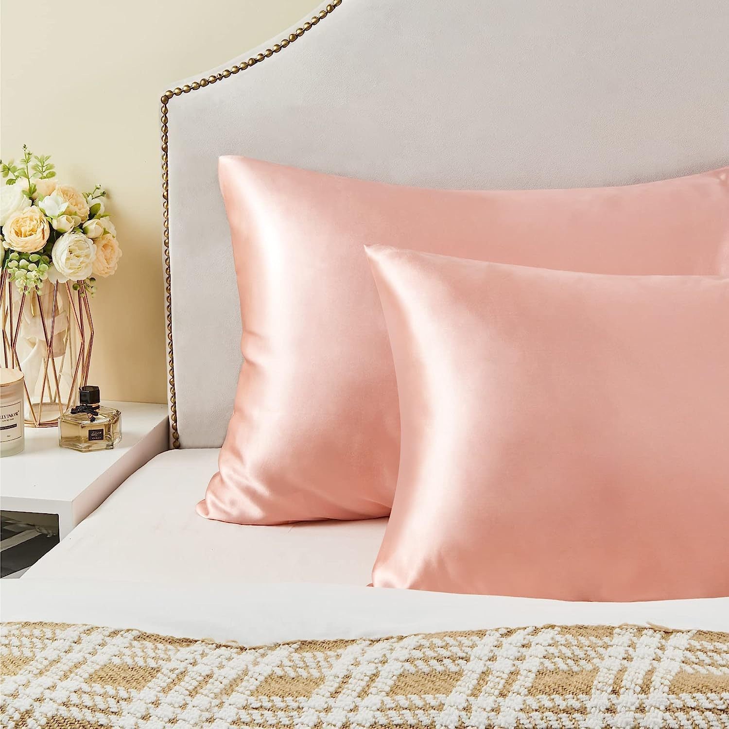 Smooth Silk-like Polyester Pillowcase