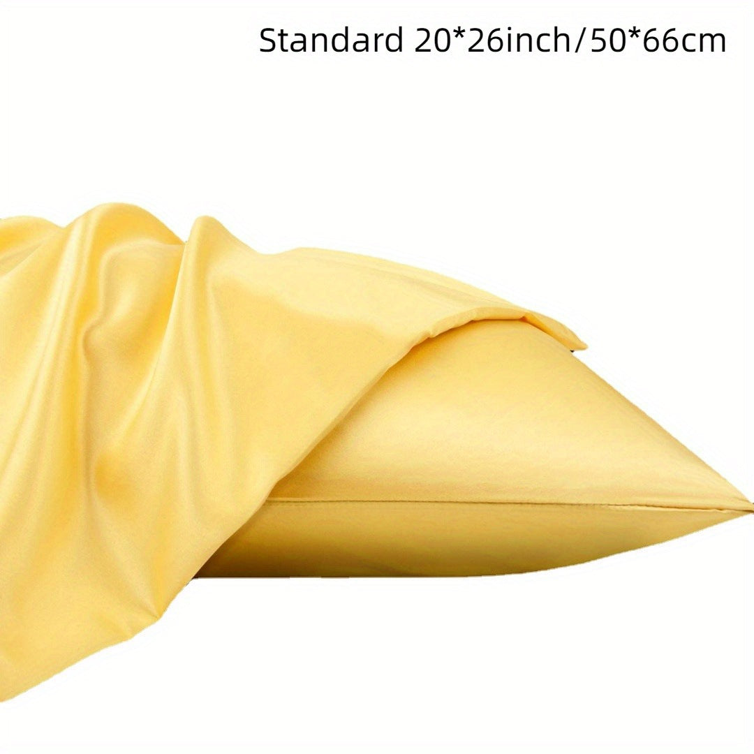 Smooth Silk-like Polyester Pillowcase