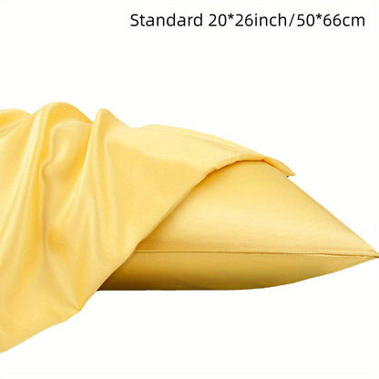 Smooth Silk-like Polyester Pillowcase