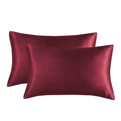 Smooth Silk-like Polyester Pillowcase