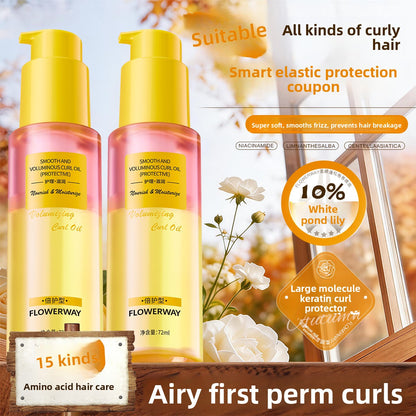 Smoothing Curly Hair Oil for Frizz Control and Damage Repair