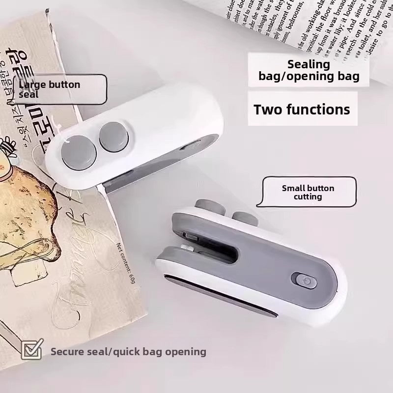 Snack plastic bag sealing machine small