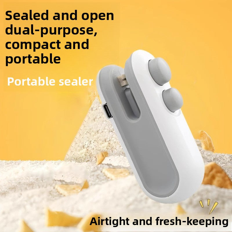 Snack plastic bag sealing machine small