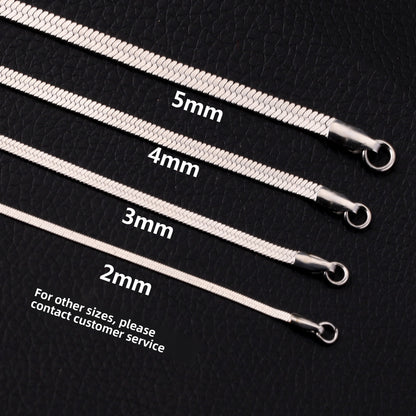 Snake Blade Pendant Necklace