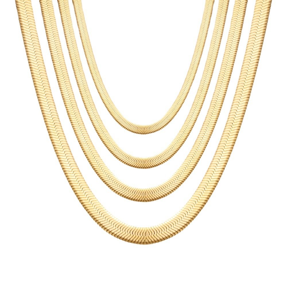 Snake Blade Pendant Necklace