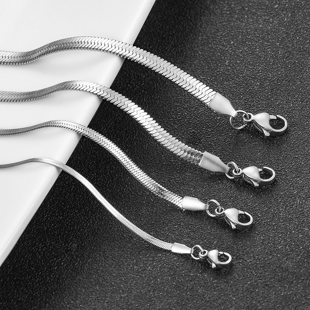 Snake Blade Pendant Necklace