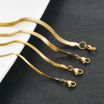 Snake Blade Pendant Necklace